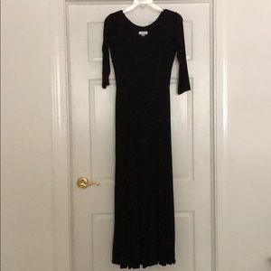 Black Calvin Klein maxi dress